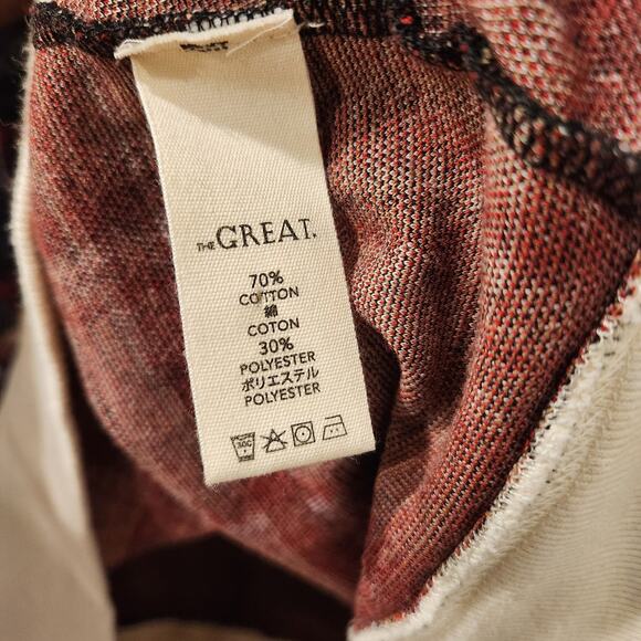 The Great Teammate cedar house red plaid hoodie size medium - Picture 7 of 8